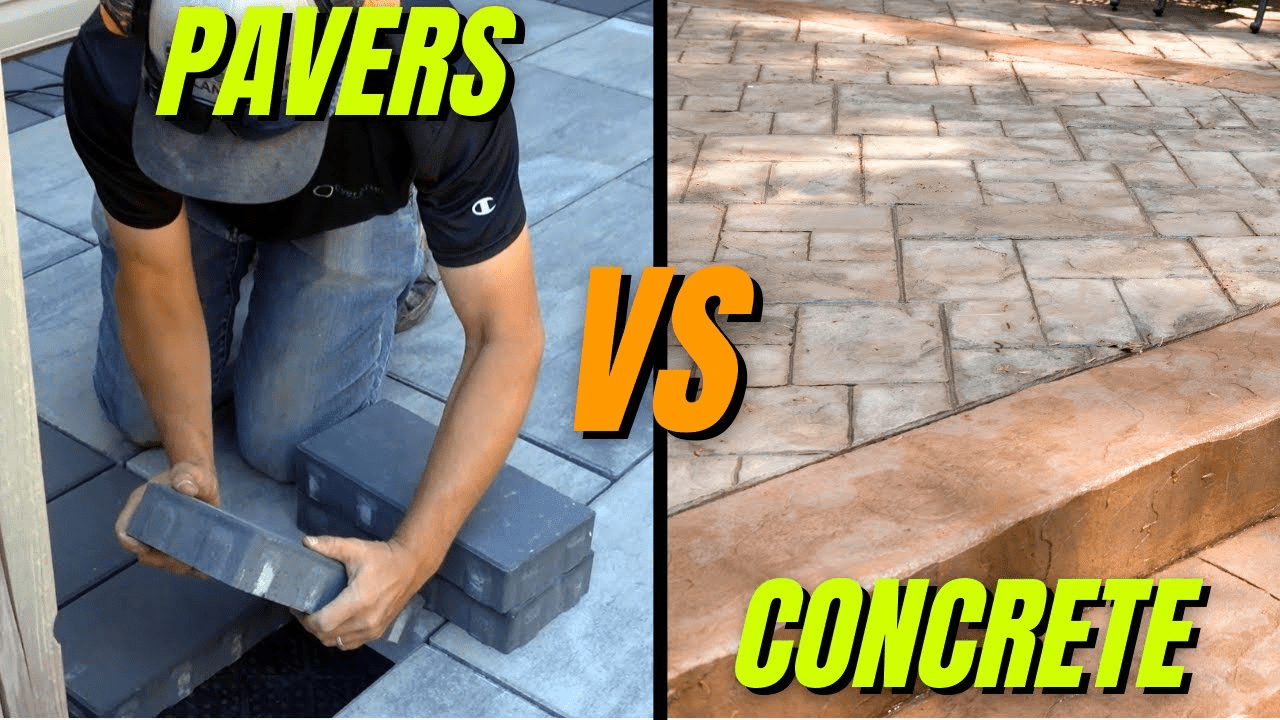 pavers vs concrete