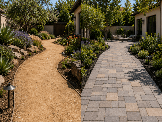 decomposed granite vs pavers