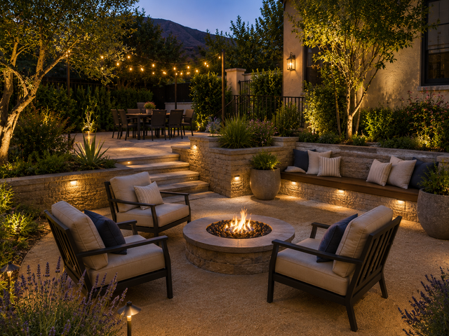 outdoor sitting area ideas Glendale