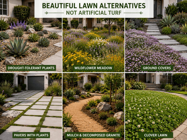lawn alternatives not artificial turf
