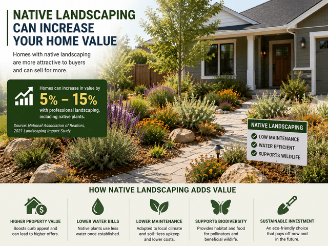 does native landscaping affect home value