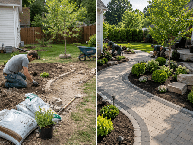 diy landscaping vs hiring a pro