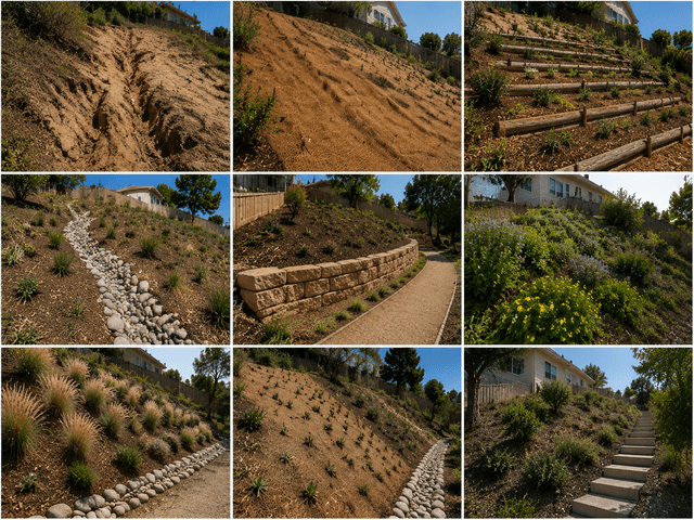 how to stop hillside erosion SoCal