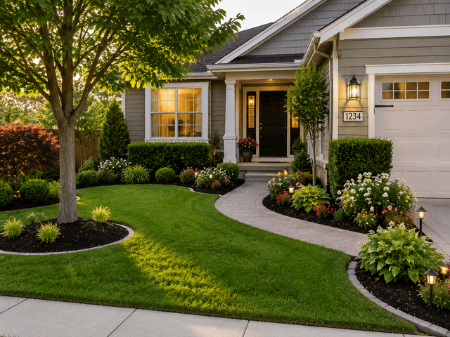 landscaping before selling house