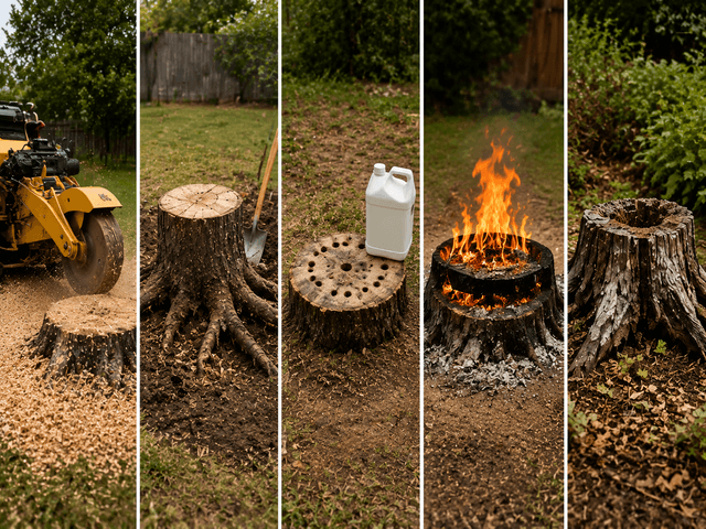 tree stump removal options