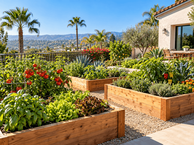 raised bed garden southern california