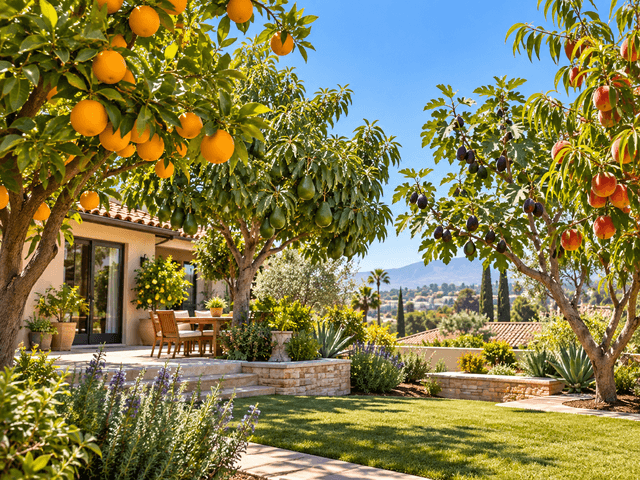 best fruit trees for southern california yards