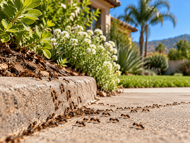 argentine ants in yard california