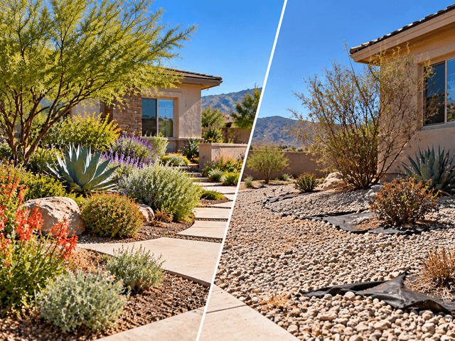 xeriscape vs gravel yard mistakes