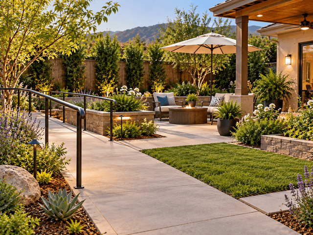 accessible backyard design aging in place