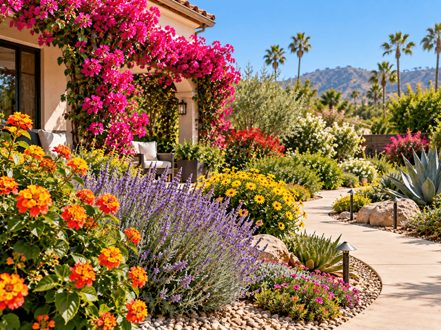 year round blooming plants southern california