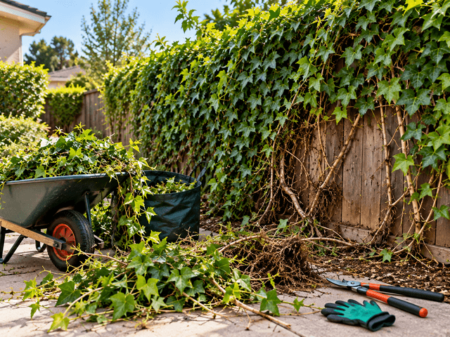 how to get rid of invasive bamboo ivy