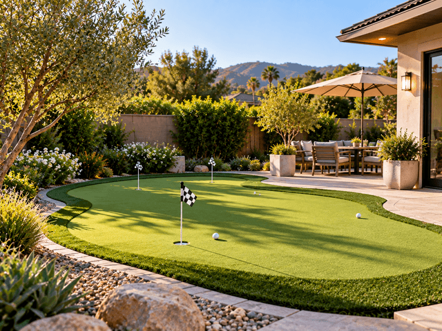 backyard putting green cost worth it