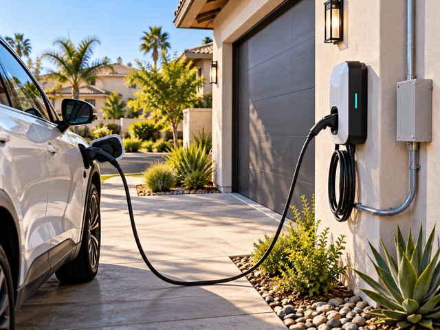 ev charger driveway install planning