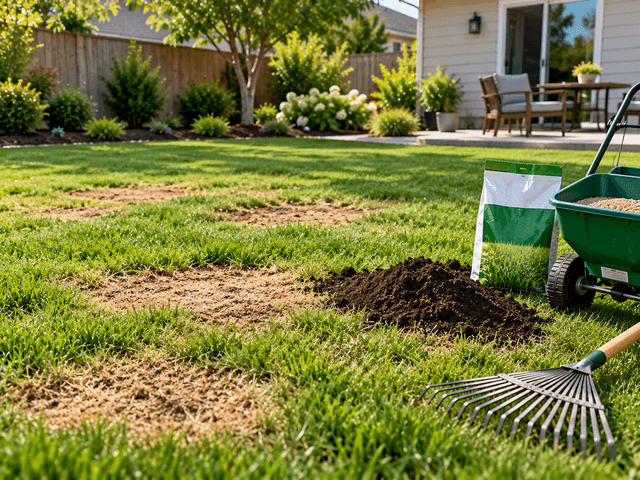 how to fix a patchy lawn