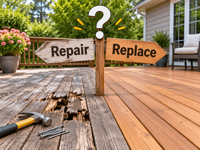 deck repair or replace