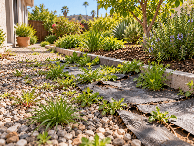 does landscape fabric work for weeds